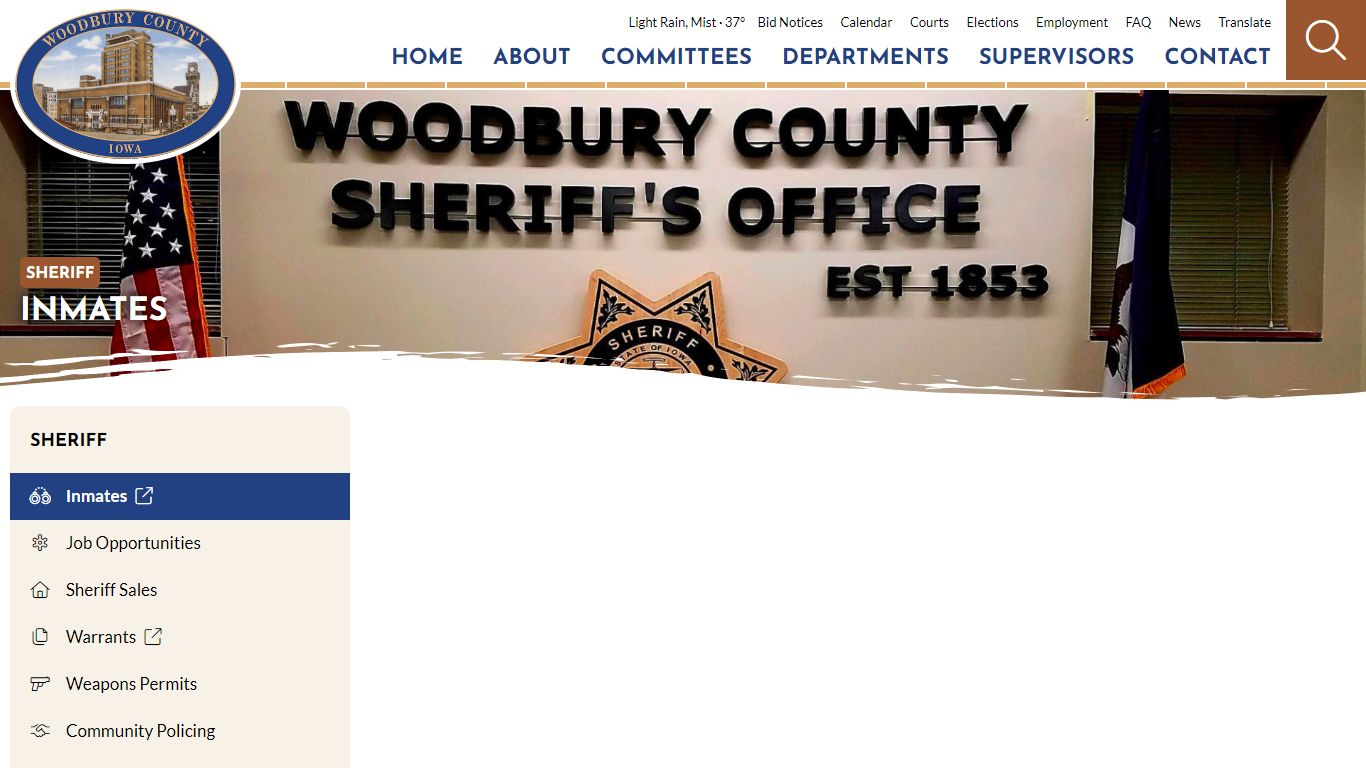 Inmates - Sheriff - Woodbury County, Iowa